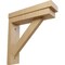 Ekena Millwork 2 1/2"W x 8 3/4"D x 8 1/4"H Traditional Shelf Bracket, Cherry BKT02X08X08TRCH - alternate 1